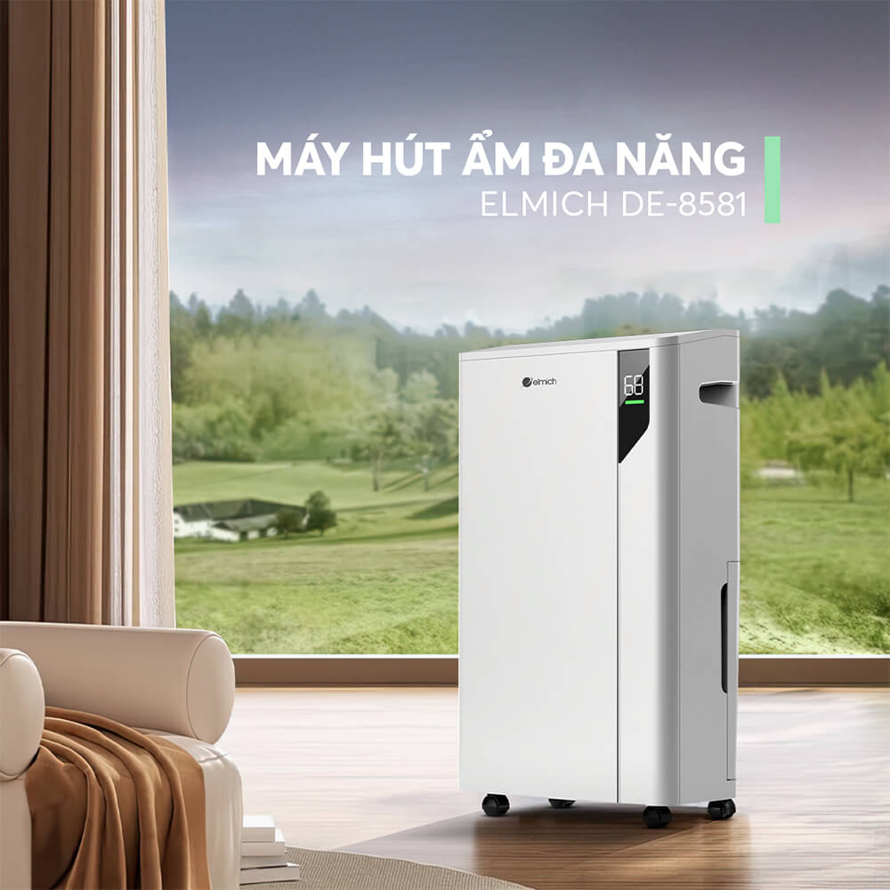 Máy hút ẩm kèm lọc không khí Elmich DE-8581 – ảnh sản phẩm